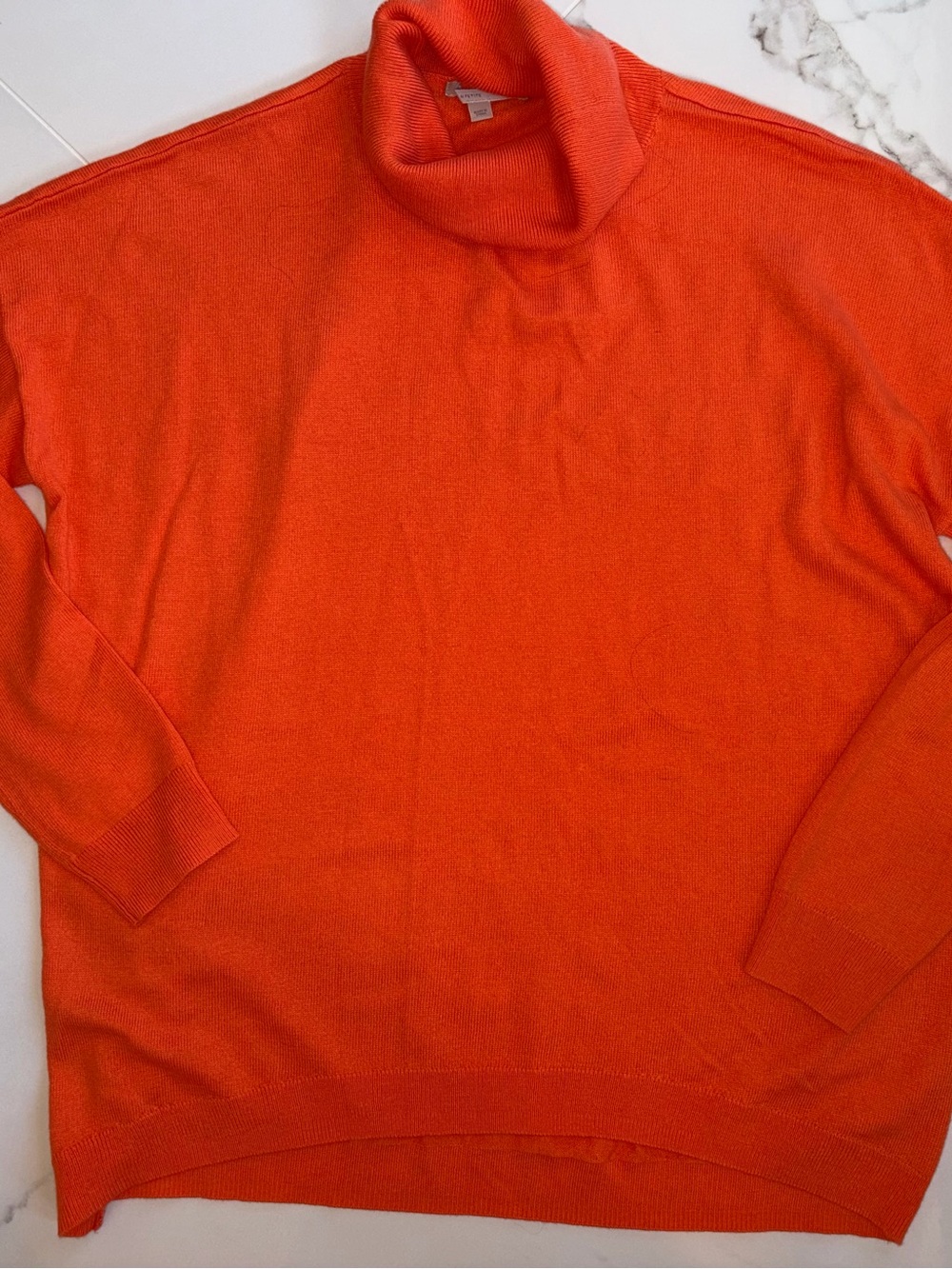 GAP WOMEN’S  Bright Orange Turtleneck Sweater